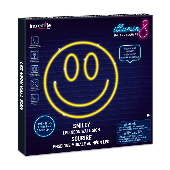 2 | Smiley Neon LED Wall Sign