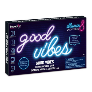 Incredible Group - TOY33071 | Good Vibes Neon LED Wall Sign