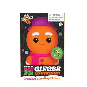 Schylling - SQMGM25 | Nee Doh - Squishmas Ginger Glowman (Assorted)