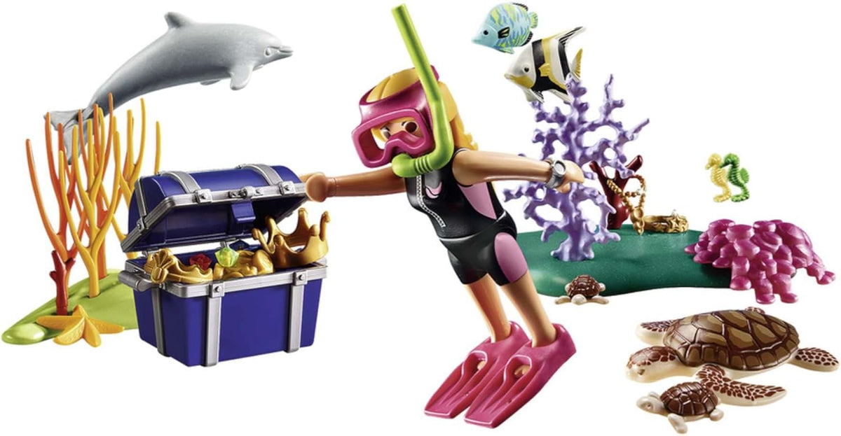 Playmobil - 70678 | City Life: Treasure Diver Gift Set – Castle Toys