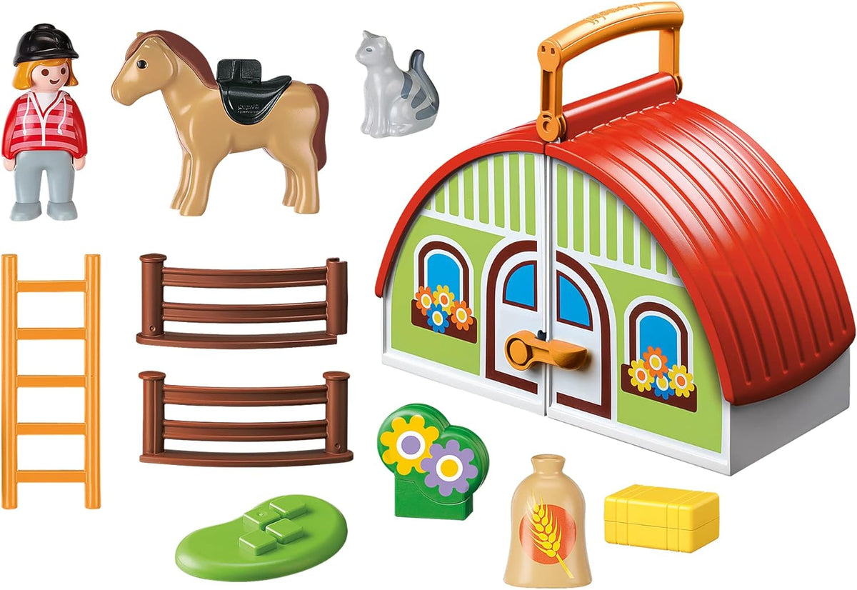 Playmobil My Take Along Farm Playset Multicolor Set