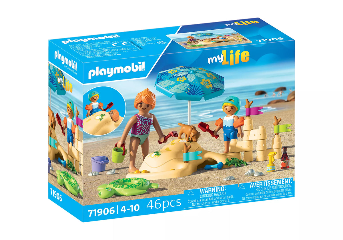 Playmobil - 71906 | My Life - Family Fun with Sandcastles – Castle