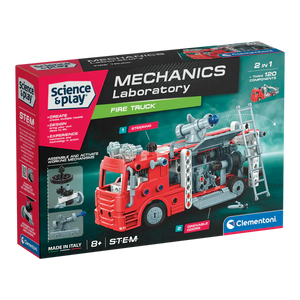 Clementoni - 71534 | Science & Play: Mechanics - Firetruck