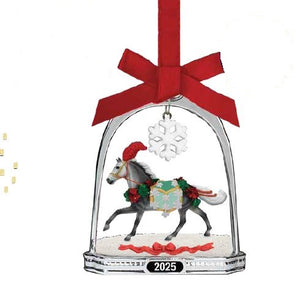 Breyer - B-HP-10224 |2025 Stirrup Ornament - Christmas In Bloom