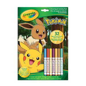 Crayola - 04-5898 | Pokemon Colouring and Activity Pad