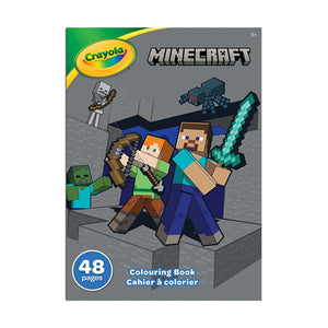 Crayola - 18670 | Minecraft 48pg Coloring Book