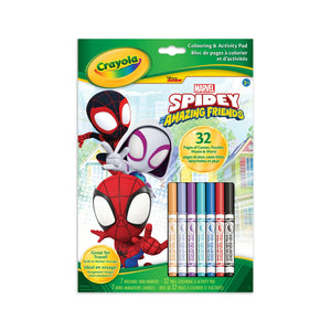 Crayola - 58990 | Spidey & Friends Colouring & Activity Pad