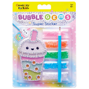 6 | Bubble Gems Super Sticker - Bubble Tea