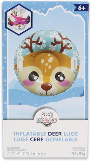 Inflatable Round Deer Luge