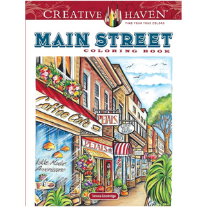 Dover Storybooks - 84244 | Creative Haven: Main Street Coloring Book