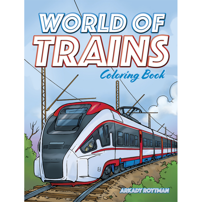 9 | World of Trains Coloring Book