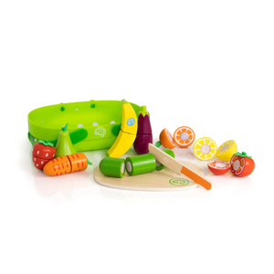 Fat Brain Toy Co - FA401-1 | Pretendables: Fruit & Vegetable Basket