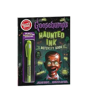 Klutz - 134145 | Goosebumps Haunted Ink Activity Book