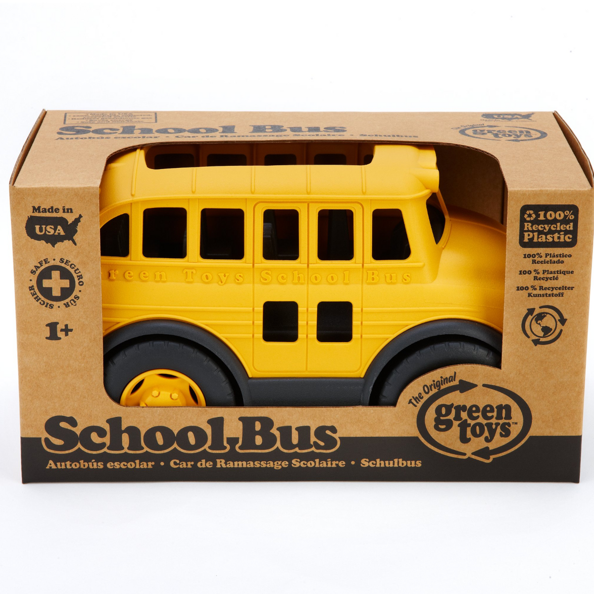 Green Toys SCHY 1009 School Bus Castle Toys