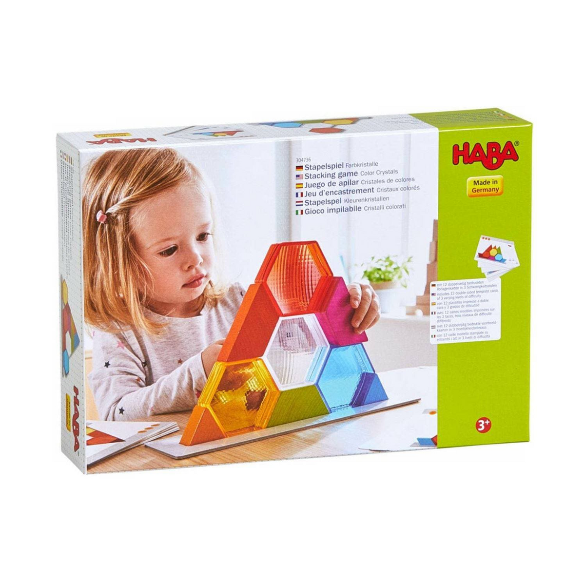 Haba - 304736 | Color Crystals Stacking Game – Castle Toys