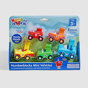 Hand2Mind - 95405 | Numberblocks Mini Vehicles Set