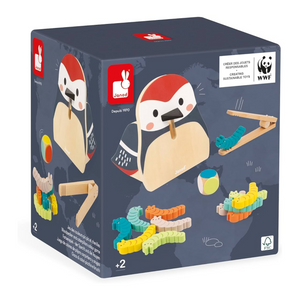 Janod - 08641 | Woodpecker and Caterpillars Colour Game