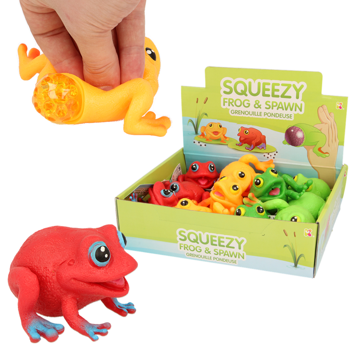 Keycraft Ltd. - NV359  Squeezy Frogs With Spawn (Asst) (One per