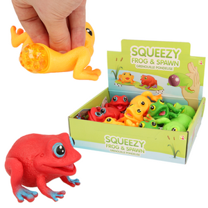 Keycraft Ltd. - NV359 | Squeezy Frogs With Spawn (Asst) (One per Purchase)