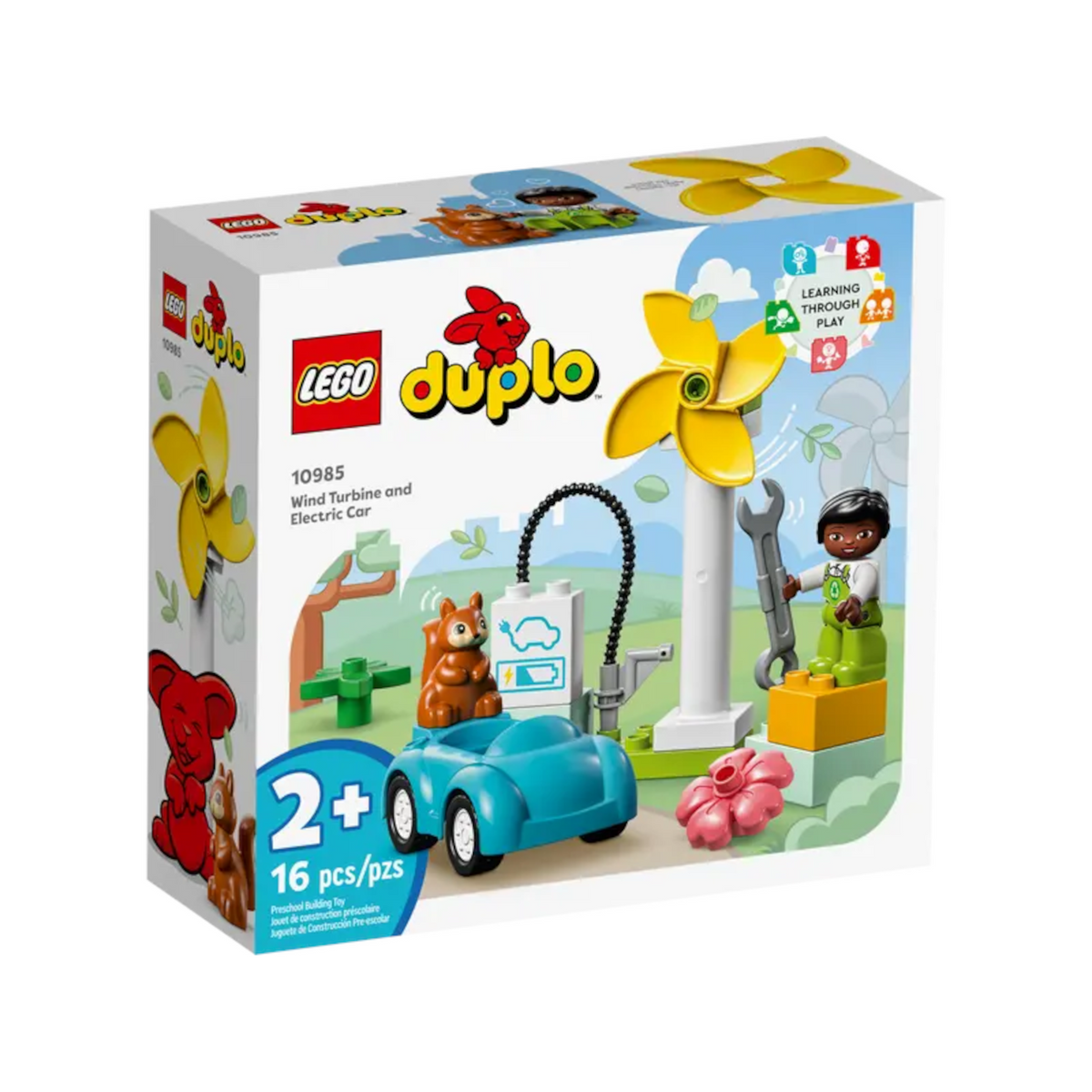 LEGO 10985 Duplo Wind Turbine and Electric Car Castle Toys