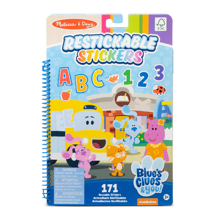 2 | Blue's Clues & You: Restickable Sticker - Letters & Numbers