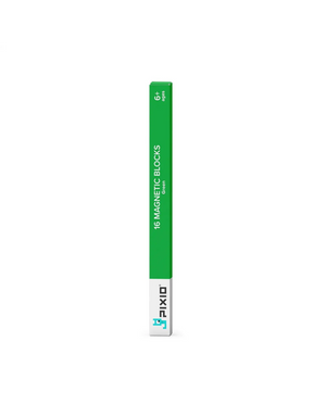 PIXIO - 21105 | Pixio - Green Magnetic Blocks 16PC