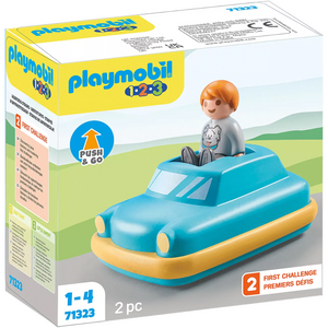 Playmobil - 71323 | 1.2.3: Push & Go Car