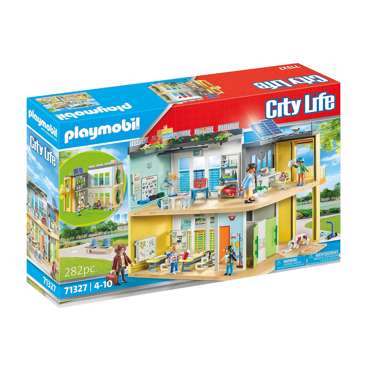 Playmobil - 71327 | City Life: Large School – Castle Toys