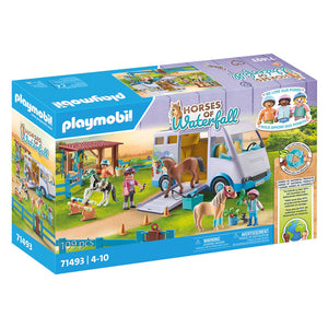 Playmobil - 71493 | Horses of Waterfall: Mobile Horse Riding School