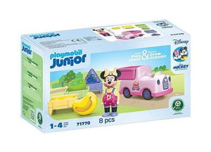 Playmobil - 71770 | JUNIOR & Disney - Minnie Mouse's Color Sorting Fruit Truck