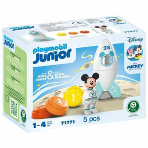 Playmobil - 71771 | JUNIOR & Disney - Mickey Mouse's Rocket Space Adventure