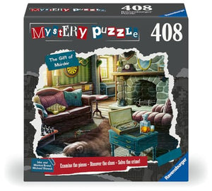 Ravensburger - 12001206 | A Gift of Murder 408 PC Puzzle
