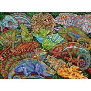 Ravensburger - 12004103 | Riveting Reptiles 300 Pieces Puzzle