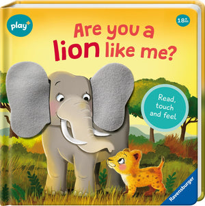 Ravensburger - 13095002 | Are You A Lion Like Me - Infant and Baby Sensory Book