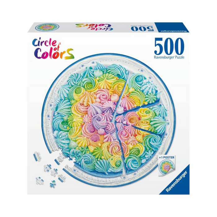 2 | Circle of Colors: Rainbow Cake - 500 Piece Puzzle