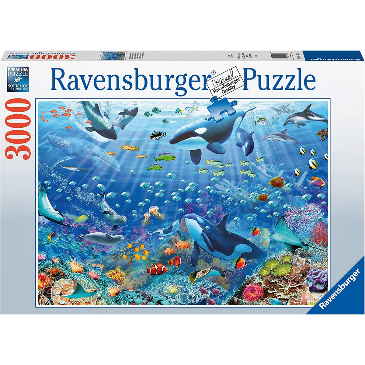 Original Ravensburger Quality Puzzle Ocean Scene 3000 Pieces - New & Sealed