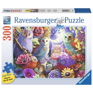 Ravensburger - 17466 | Night Owl Hoot - 300 Large Format Piece Puzzle