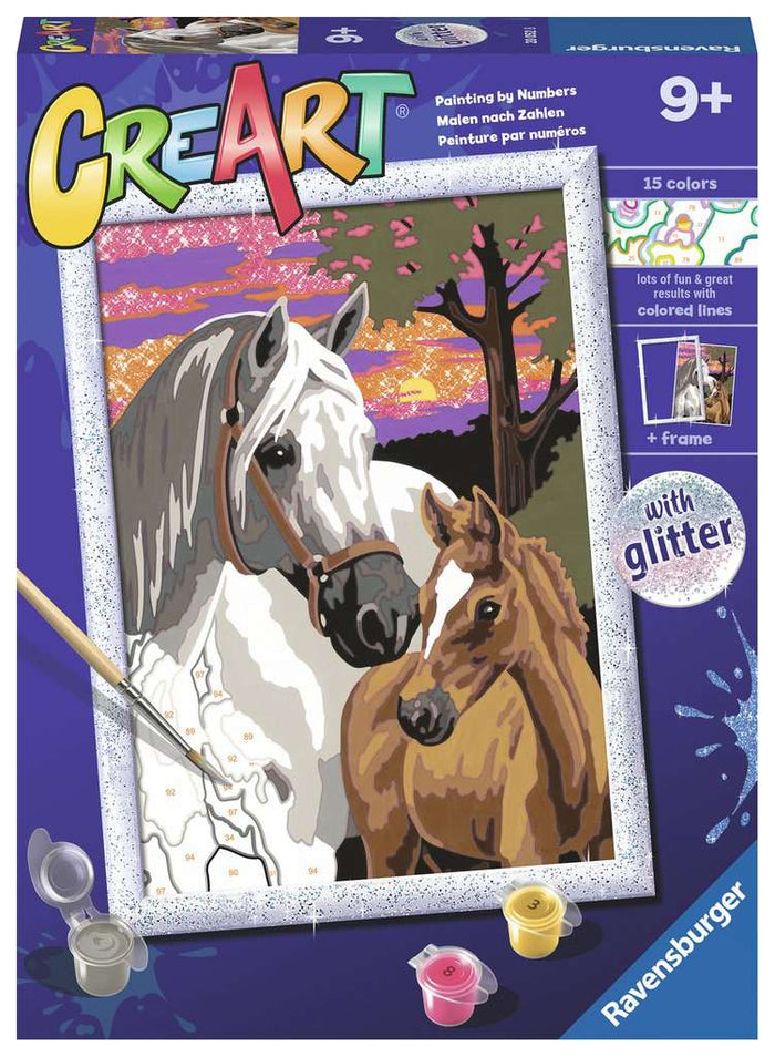 2 | CreART: Sunset Horses