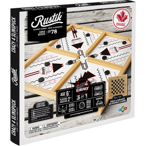 Rustik - 106 | Slingpuck / Chess / Checkers 3-in-1