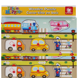 Little Moppet - LM5619 | Vehicle Peg Puzzle