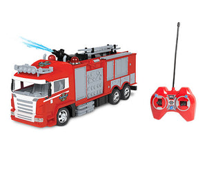 Fire Rescue Water Cannon RC Fire Truck - Red