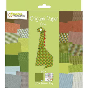 Avenue Mandarine - OR512C | Origami Paper - Dino