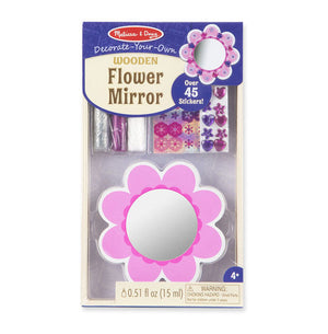 Melissa & Doug - Decorate-Your-Own: Wooden Flower Mirror