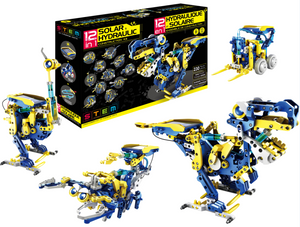 Unicorn Enterprises - CIC21-618 | 12 in 1 Solar & Hydraulic Robotic Kit