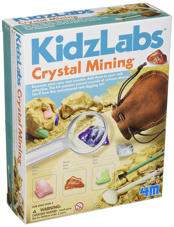 4M - 00-03252 | KidzLabs: Crystal Mining Kit