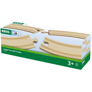 BRIO - 33342 | Large Curved Train Tracks Set