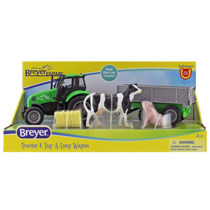 Breyer - 59238 | Tractor and Tag-A-Long Wagon