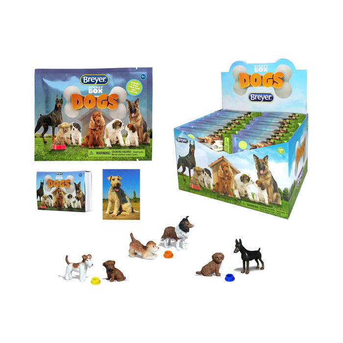 Breyer - 97259 | Pocket Box Dogs - Assorted (One per Purchase)