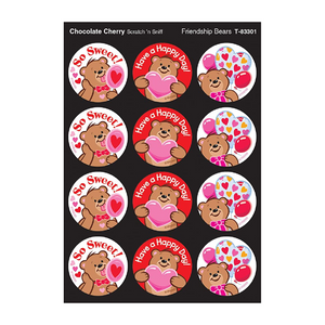 Trend Enterprises - T83301 | Friendship Bears & Chocolate Cherry SNS Stickers