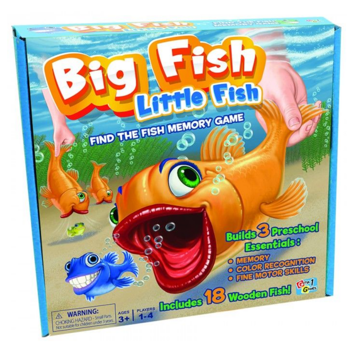 Getta 1 Games - GT-4161  Big Fish Little Fish: Find the Fish Memory G –  Castle Toys